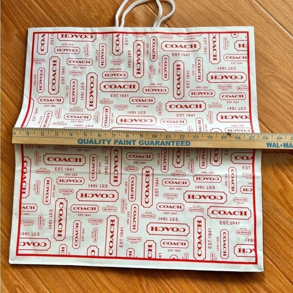 Rare Big Empty Coach Gift Bag